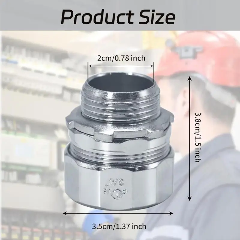 Spring Coils Conduit Fittings Steel Compression Couplings for Metal Conduit