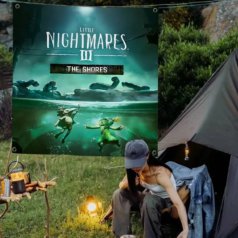 Game L-Little Nightmares Printed Large Flag Art Science Fiction Room Home Decor Decor Banner