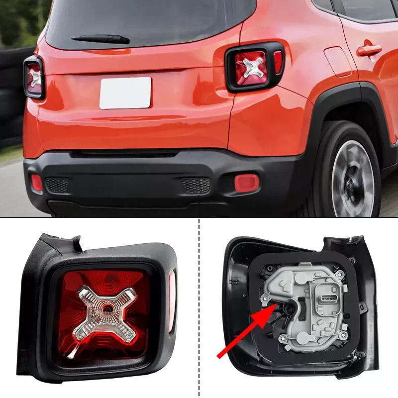 

1 Set For 2015-2023 JEEP RENEGADE Car Left/Right Side Taillight Base Plug Bulb With Harness 68270837AA 68270892AA
