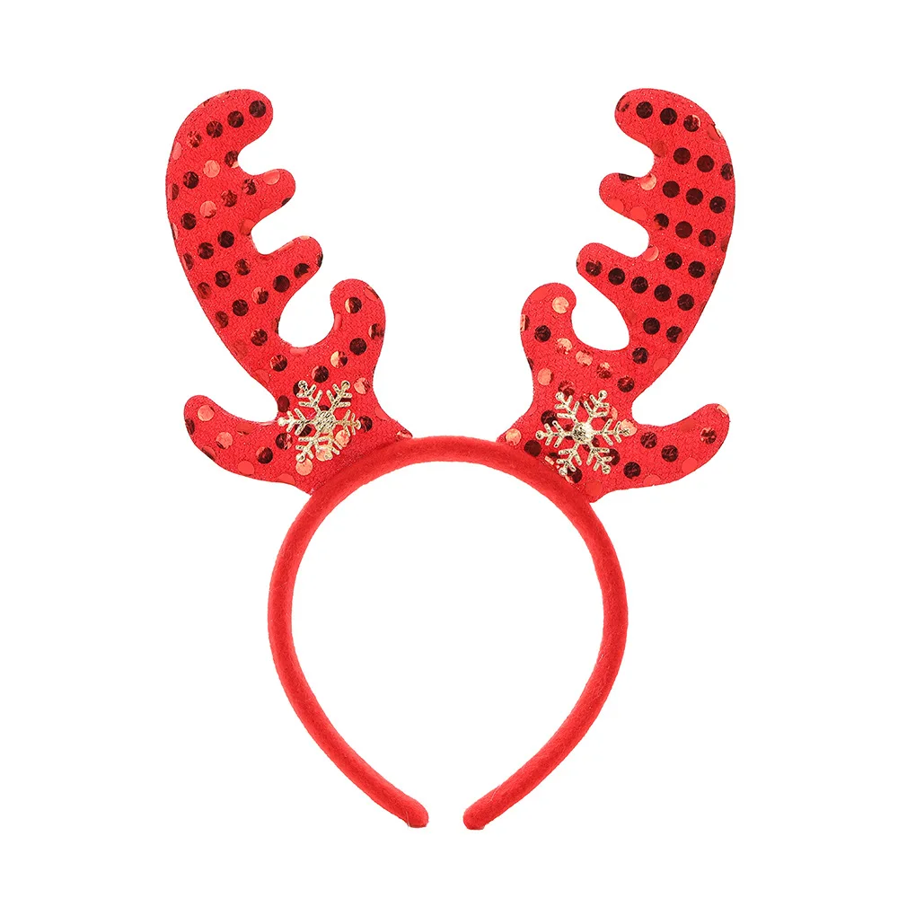 

Cute Christmas Decorations Gifts Head Wear Deer Antlers Santa Claus Christmas Tree Gifts Hairbands Holiday Unisex Wholesale