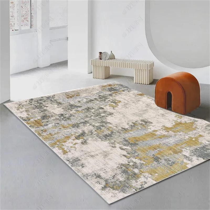 Abstract Non-Slip Carpet for Home Decoration, Living Room, Bedroom, Bedside, Kitchen, Porch, Entrance, Light, Luxury