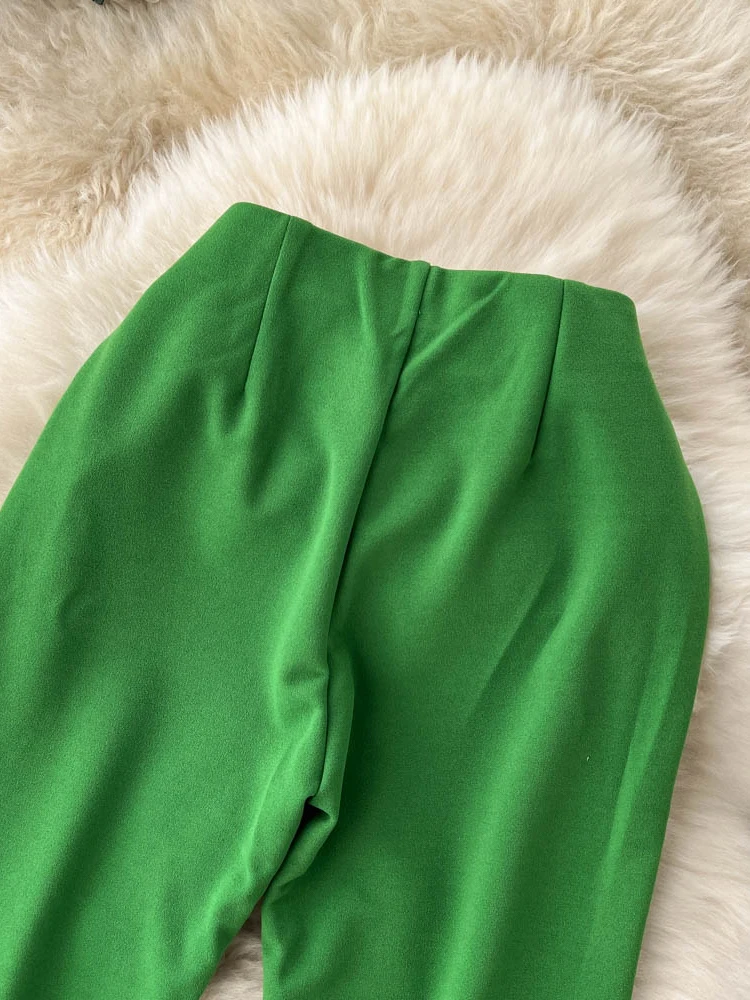 Mesh Spliced Y2k Pants for Women Spring 2023 High Waisted Split Solid Wide Leg Flare Pants Fashion Chic Casual Pants