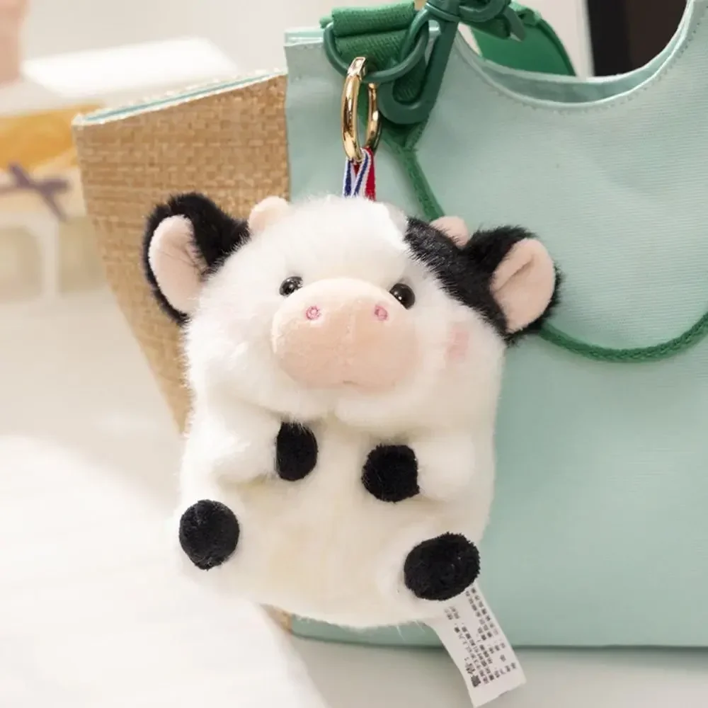 Car Key Pendant Hamster Rabbit Pendant Penguin Elephant Pig Cow Keychain Seal Kawaii Pig Rabbit Keyring Schoolbag Ornaments