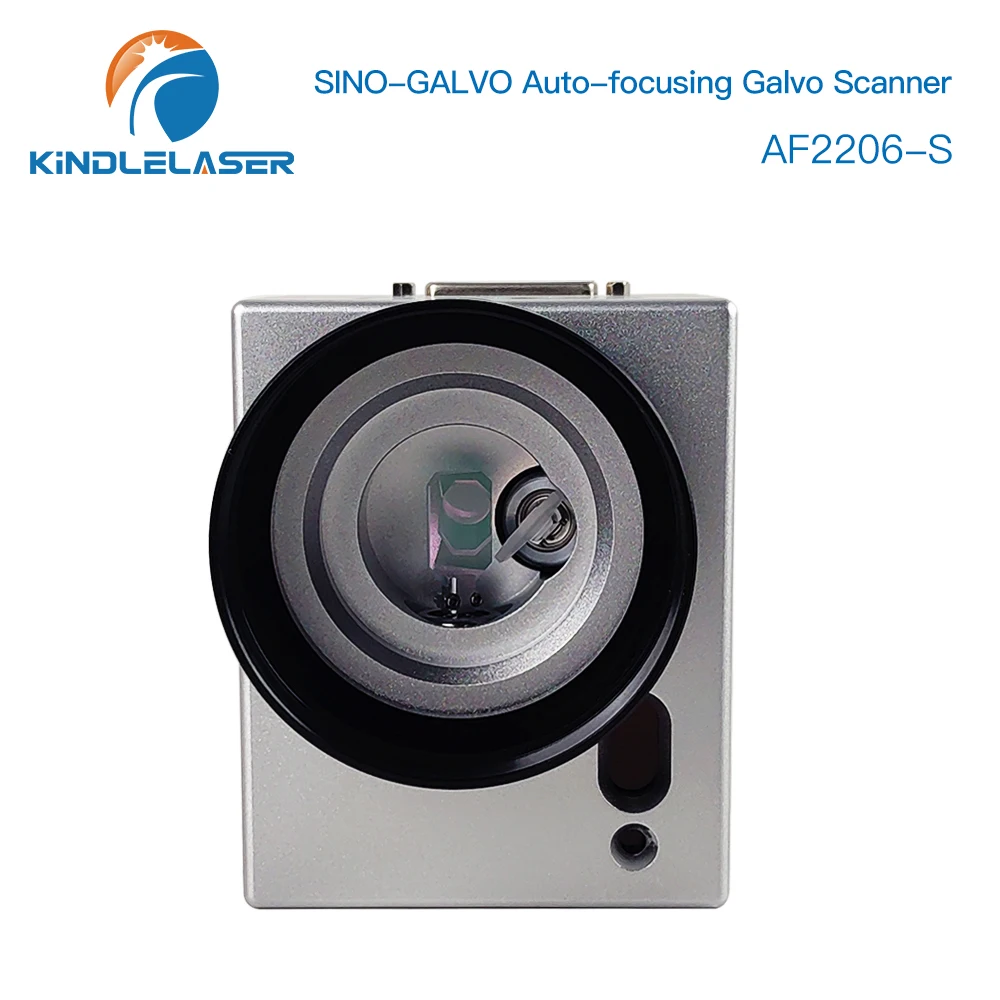 SINO-GALVO AF2206-S Auto-Focusing Fiber Galvo Head Set 10.6um &1064nm & 355nm Aperture10mm M85 Thread 6000mm/s with Power Supply