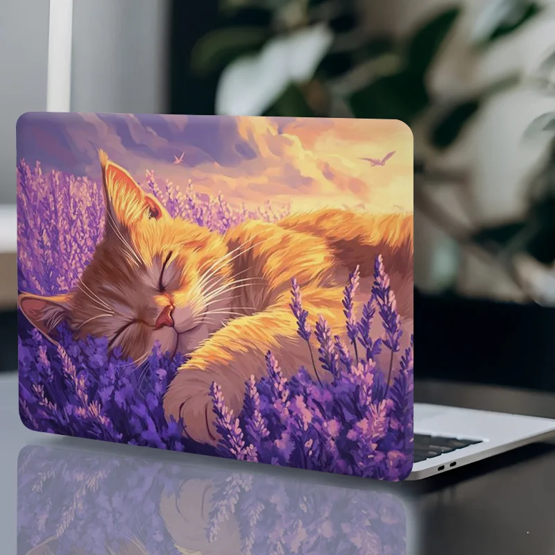 2-piece themed pattern laptop skin set, self-adhesive and scratch resistant, suitable for 12-15.6 inch laptops,