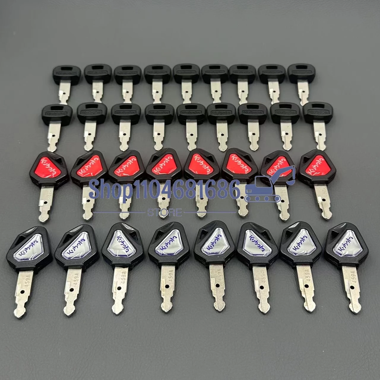 10/30Pcs for Kubota Excavation Key U15 20 30 35 KX151 155 165 185 Ignition Start Key