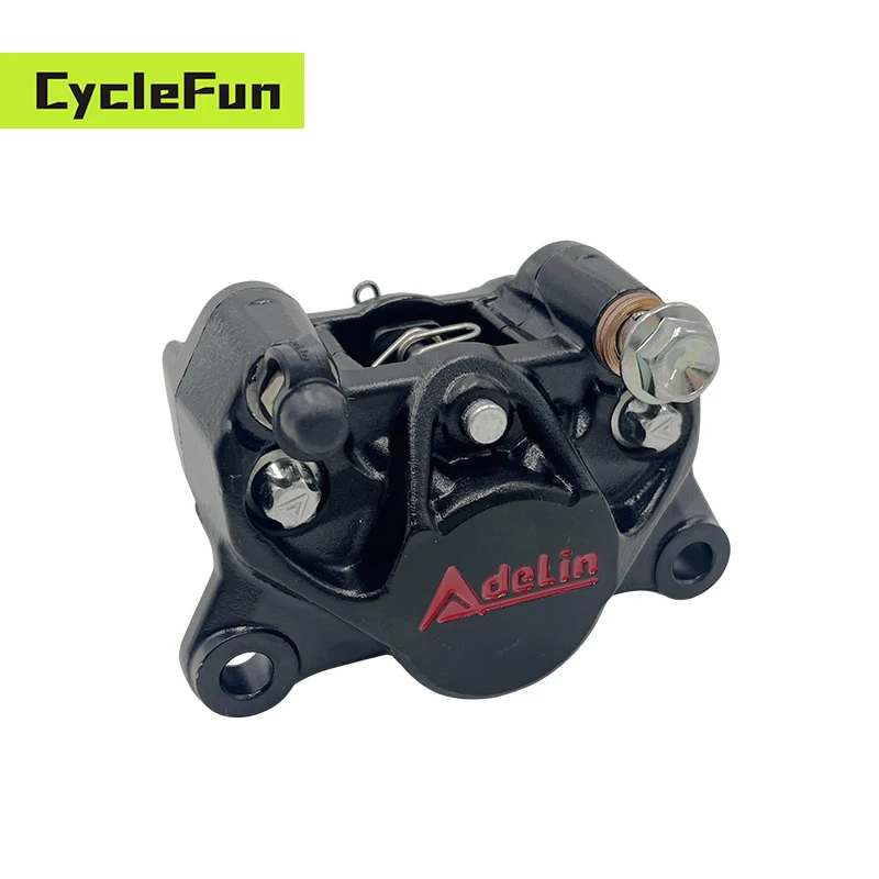 Cheap Adelin Brake Caliper ADL-214 Casting Aluminum Alloy Piston Size 34mm*2 Installation Height 84mm For Niu Scooter Motorcycle