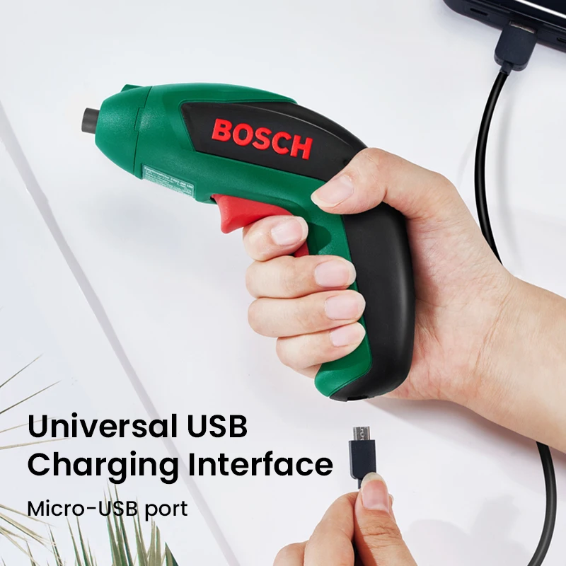 Bosch Easyscrewdrive Cordless Electric Screwdriver Li-ion Battery Rechargeable USB Mini Drill Home DIY