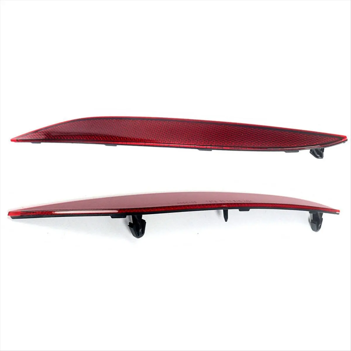 

1 пара левого и правого красного отражателя бампера для Tesla Model X, основной автомобильный светильник