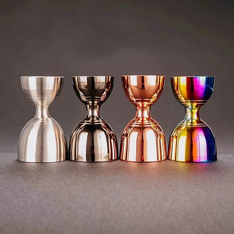 Stainless Steel Cocktail Jigger 30ml/60ml Bar Jigger Bell Jigger Measuring Liquor Shot Cup Drink Mixer Measurer Bartender tool