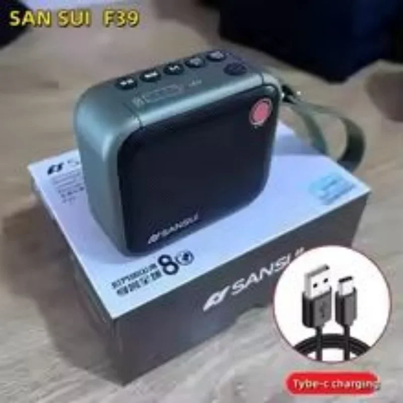 SANSUI F39 HI-FI Subwoofer Outdoor Portable Wireless Bluetooth