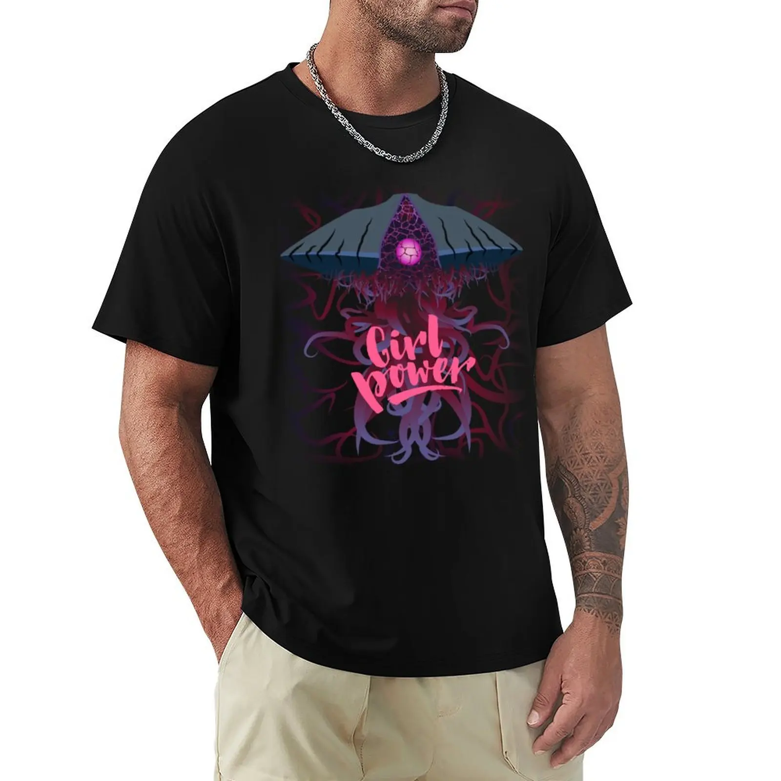 

Emrakul Girl Power T-Shirt Quick Dry Sports Short Sleeve Tee