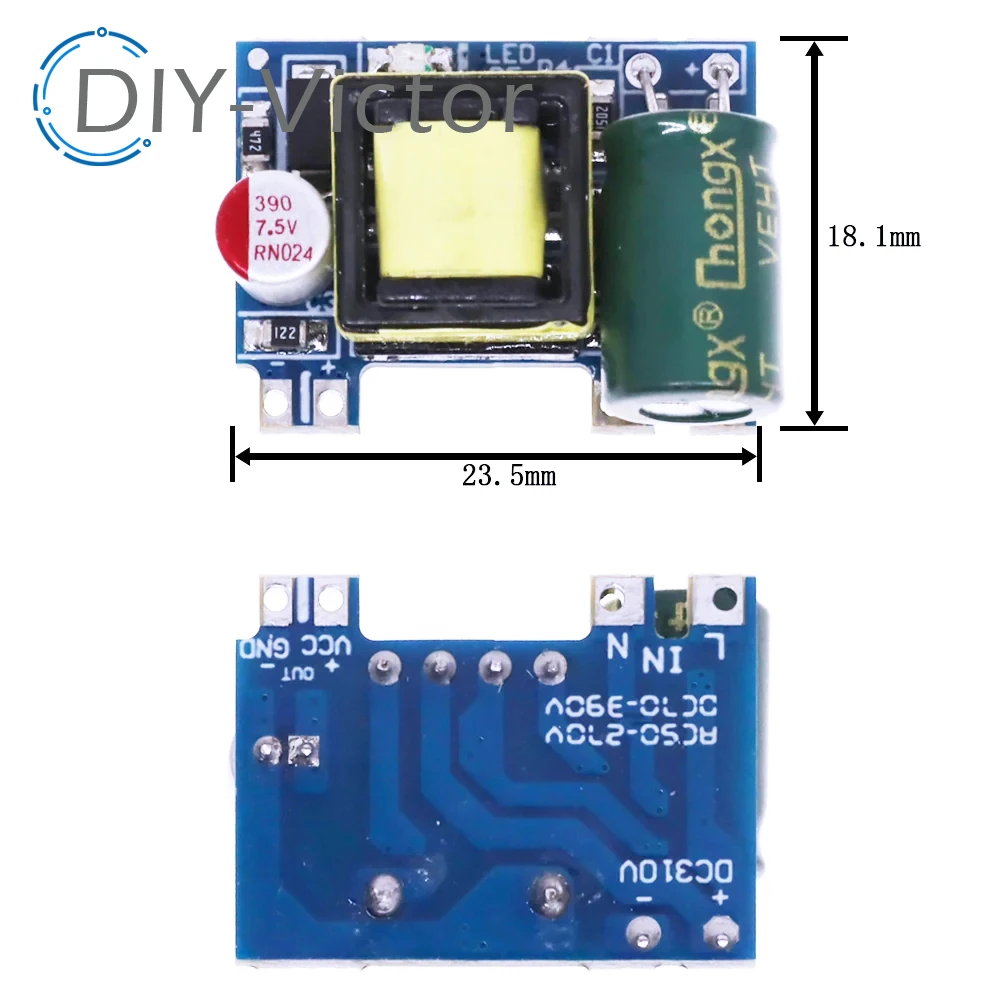 AC-DC 3.3V/5V/12V Precision Buck Converter AC 220v to 5v DC step down Transformer power supply module 1A 12W