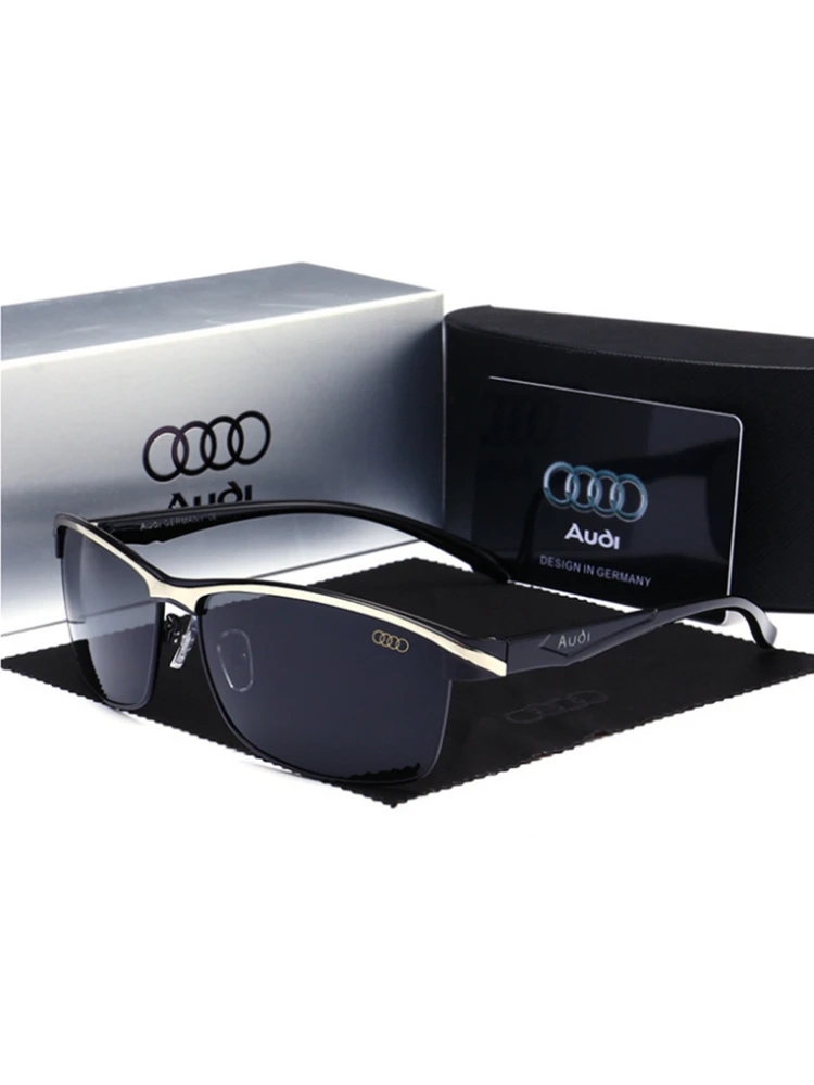 AliExpress Audi Luxury brands AUDI Sunglasses for Men Polarized Sun Glassesn UV400 Driving Motorcycle Outdoor Cycling Glasses AntiGlare Lens 551