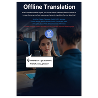B48A T22 Smart Translator Offline Voice Translator 142 Languages Wifi Real-Time Translator Without Internet Translation Stick