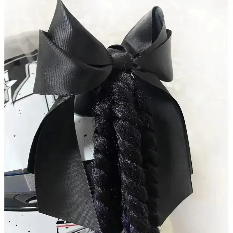 

For Braids Dreadlocks Dirty Braid Motocross Racing Moto Women Me Wig Twist Helmet handmade Decoration Punk Motorcycle Helmet