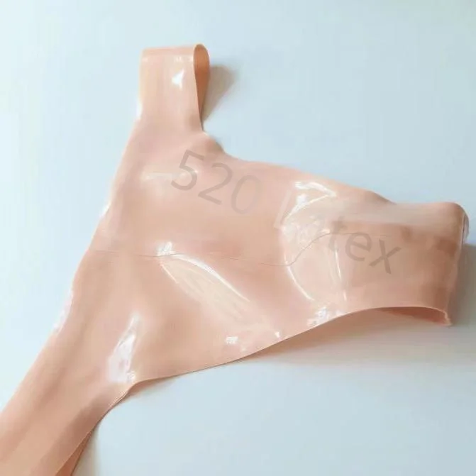 Hot Handmade Latex Underwear Sexy Women Latex Rubber T-back Thong G-string Customize Underwear