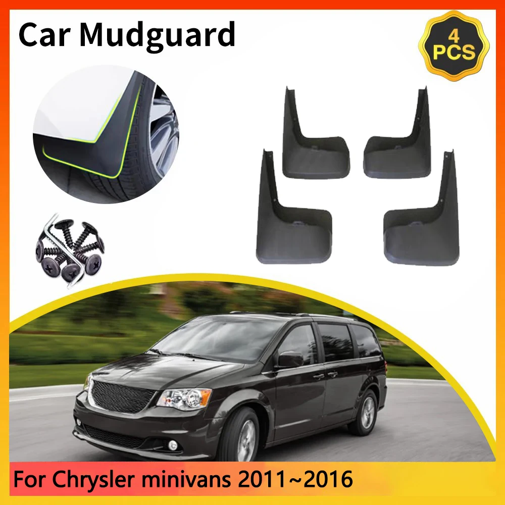 

For Chrysler minivans 2011~2016 2012 RT MK5 Dodge Grand Caravan Car Mudguards Mudflap Mudguard Splash Guards Mud Flaps Fender