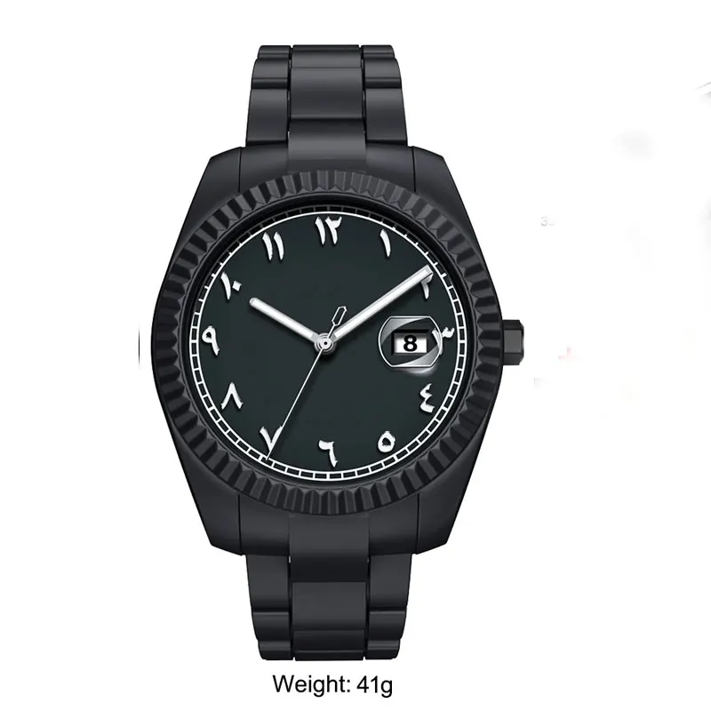 Green Saudi Arabia Digital Dial PC Strap, Waterproof Quartz Calendar, Leisure Clock, Delivery Box Customizable Brand Logo,