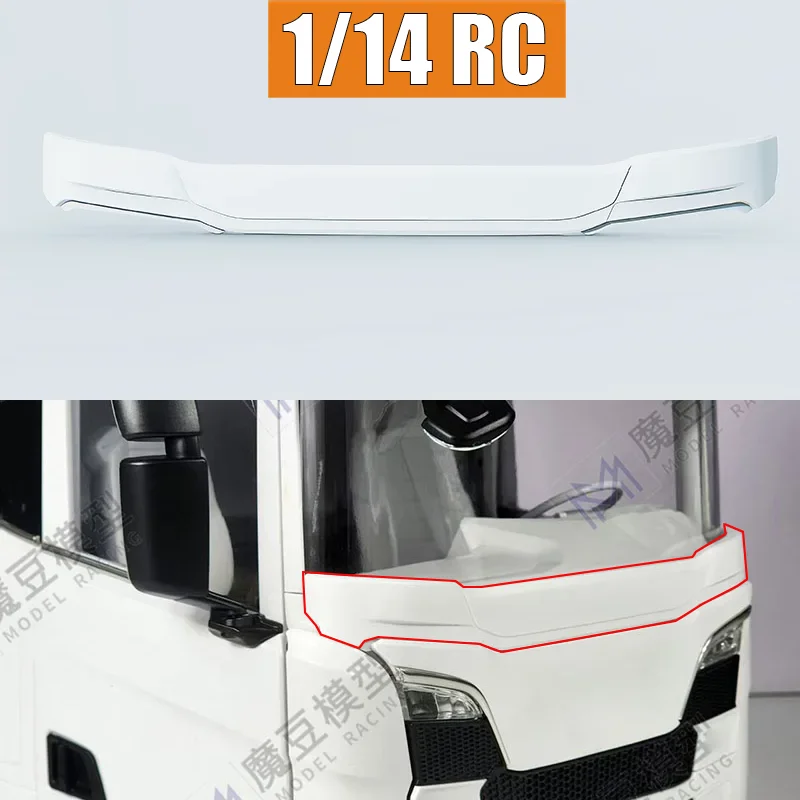 RC Truck Plastic Glass Sandstone Barrier Decoration for 1:14th Scale Tamiya for SCANIA 770S 56368 56371 56379