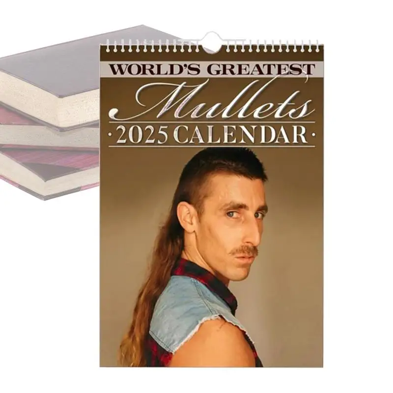 2025 Mullet Calendar Hair Stylist The Worlds Greatest Mullets Calendar For Family Whole Year And Daily Planner Christmas Gifts