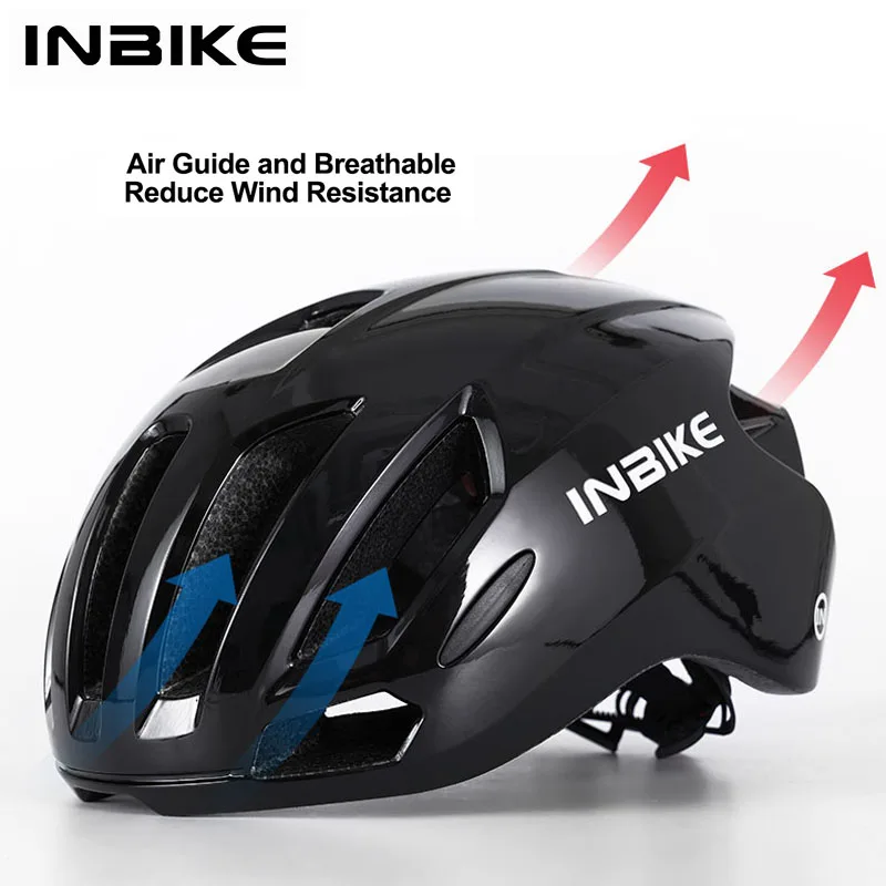 2023 INBIKE New Bicycle Helmet Lightweight MTB Cycling Riding Helmets for Men Women Adjustable Road Mountain Bike Accessories