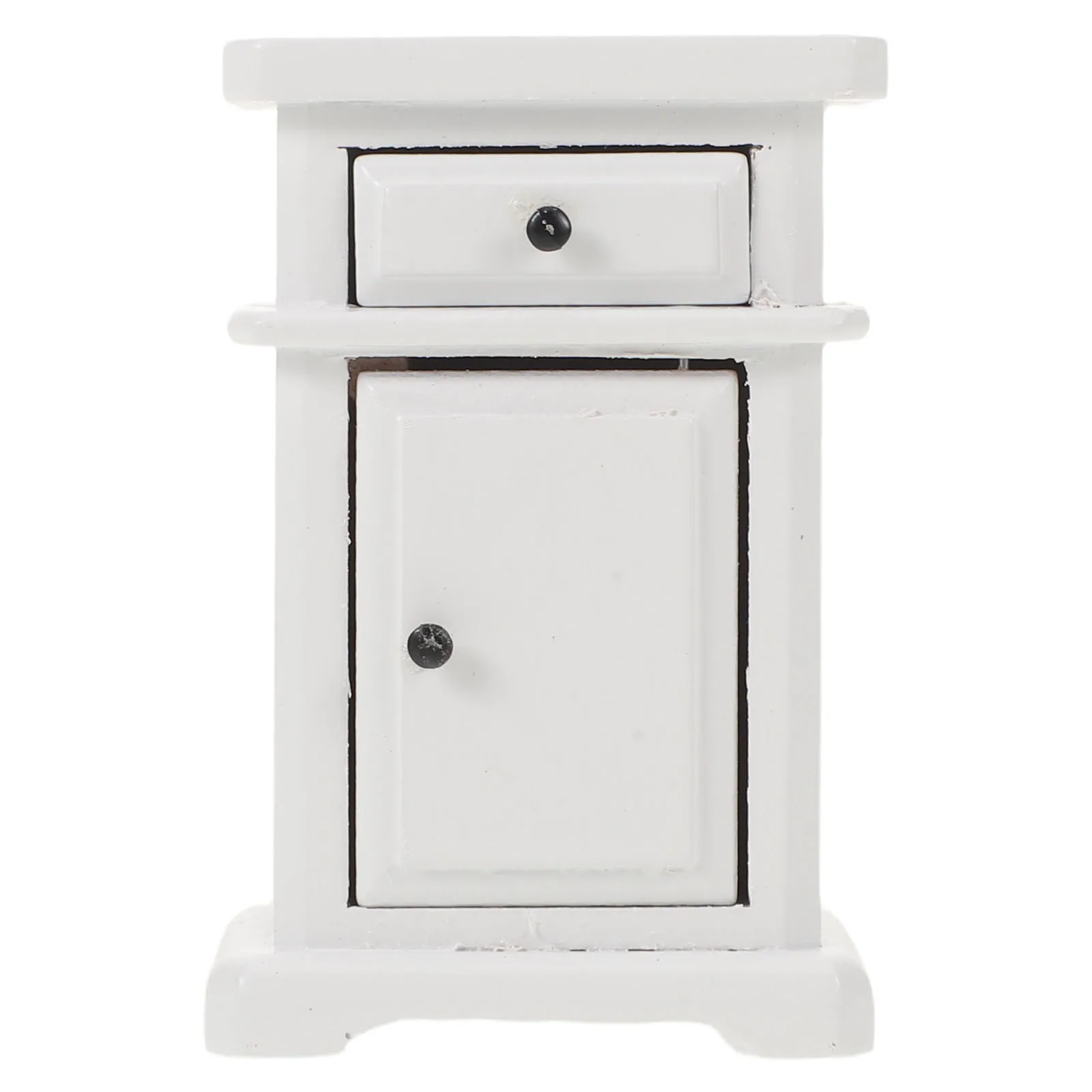 Casa Mini Mobili Casa delle bambole Cassetto Armadietto Cassetta portaoggetti Comodino Tavolini in miniatura Modello di comò