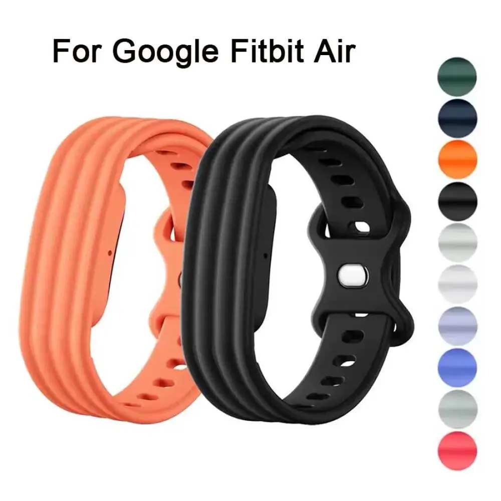 Sport-Silikonarmband für Google Fitbit Air Armband, weiches Ersatz-Uhrenarmband, atmungsaktives Armband für Fitbit Air-Zubehör