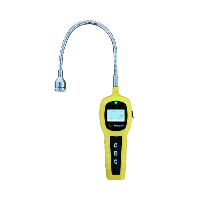 Portable Probe Type Methane Gas Analyzer LPG CH4 LEL Natural Gas Leak Alarm Detector