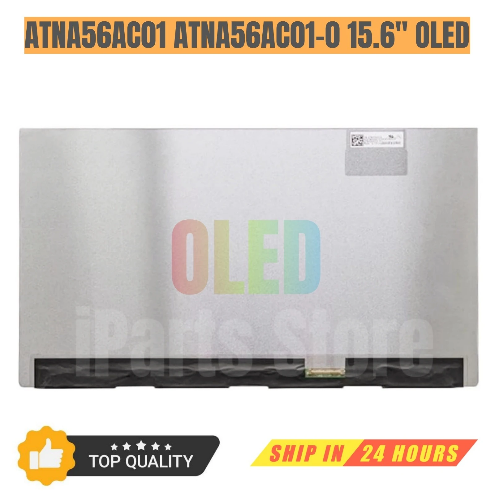 iParts Replacement New Display ATNA56AC01 ATNA56AC01-0 15.6 inch OLED LCD Screen Panel 2880x1620 QHD OEM Grade A Tested