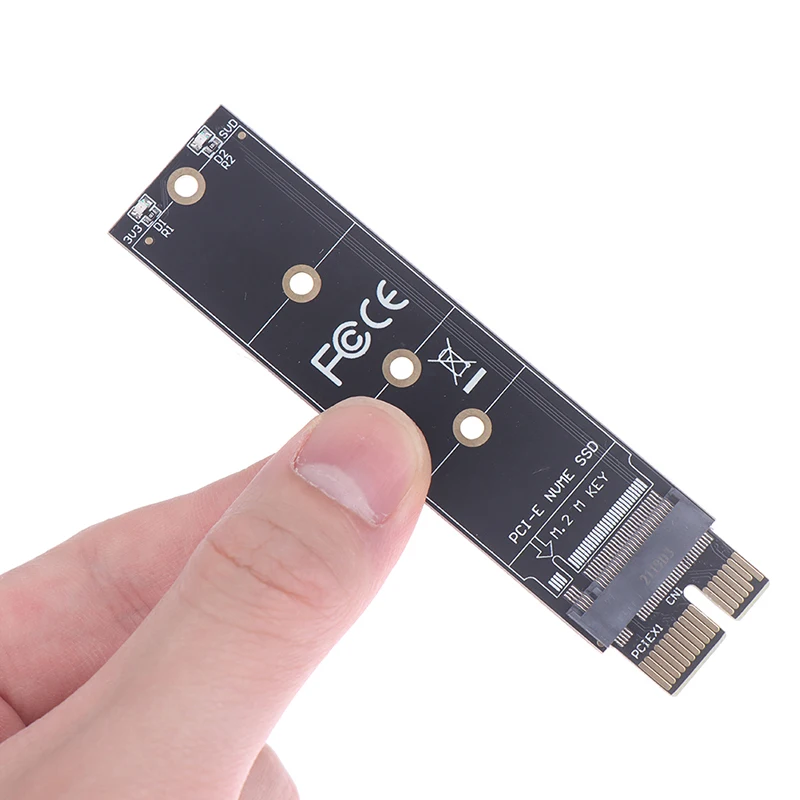 PCIE To M2 Adapter NVMe SSD M2 PCIE X1 Raiser PCI-E PCI Express M Key Connector Supports 2230 2242 2260 2280 M.2 SSD Full Speed