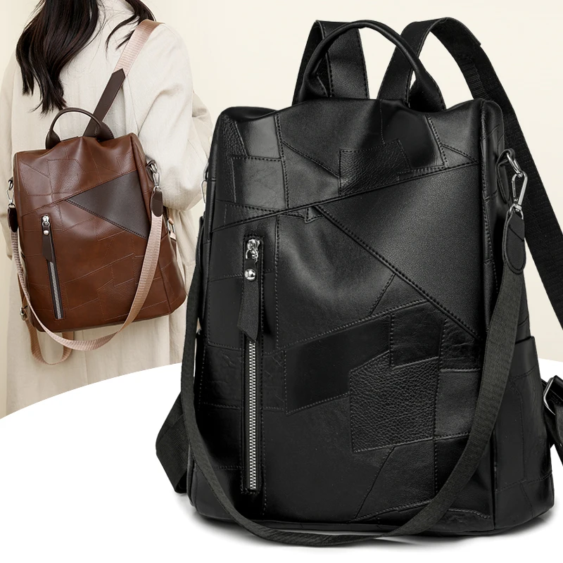 New Fashion Casual Backpack Women\'s Bag Fashion Bag Large Capacity Shoulder Portable Student School Bag