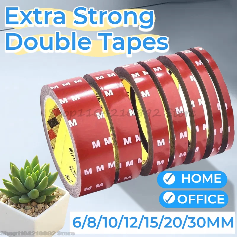 300CM Extra Strong Double Sided Tape Adhesive Car Special Tear Off Without Leaving Traces High Viscosity Mounting Fixing Sticky