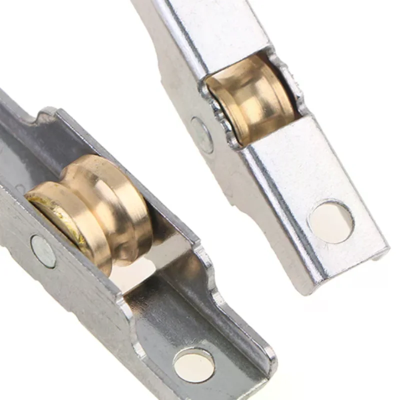 Stainless Steel Window Pulley Glass Sliding Door Roller Runner Display Cabinet Mute Wheel Track Pulley Furniture 7mm 10mm 12mm