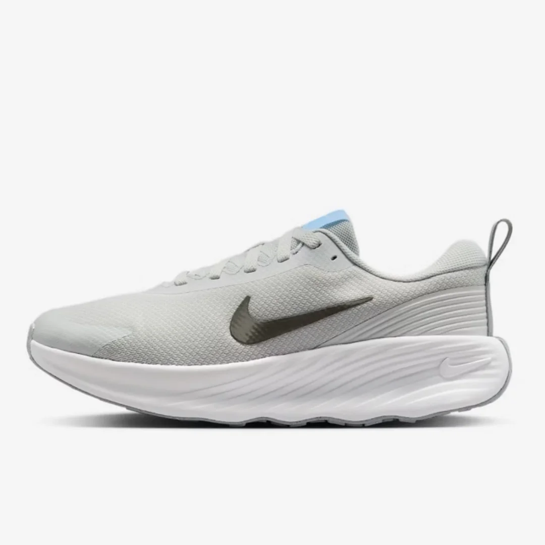 Zapatillas Nike de entrenamiento y running con diseño de ondas, duraderas y resistentes al desgaste, para hombre y mujer, Promina, cómodas, ligeras, para caminar, con suela gruesa, deportivas, color gris claro, versátiles, informales, imprescindibles para cualquier atuendo, Fv6343-004