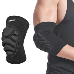 1Pair Elbow Pads Elbow Protector Volleyball Sponge Support Compression Elbow Braces for Basketball Tennis Football