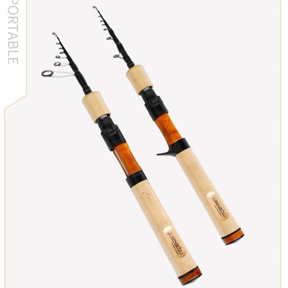 

1.55m/1.68m Telescopic Fishing Rod Glass Fibre Fishing Pole Casting Fishing Rod Reel Set Hooks Feeder Rod Travel Fishing Gear