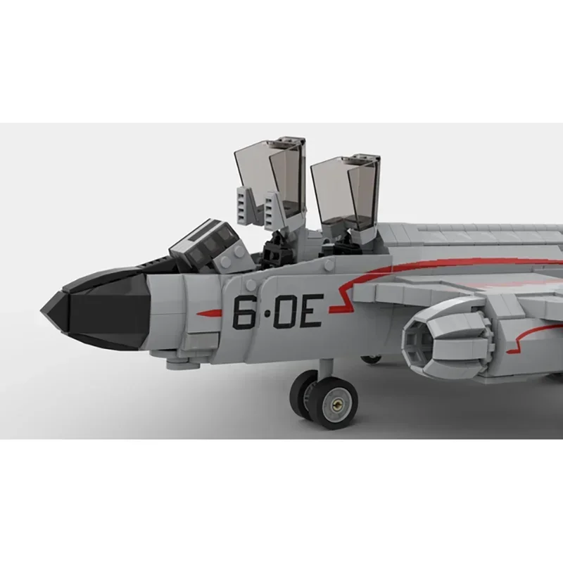 ミリタリーシリーズ Moc ビルディングブロック 1:35 スケール S.O. 4050 モデルテクノロジー航空機レンガ DIY アセンブリ戦闘機のおもちゃ