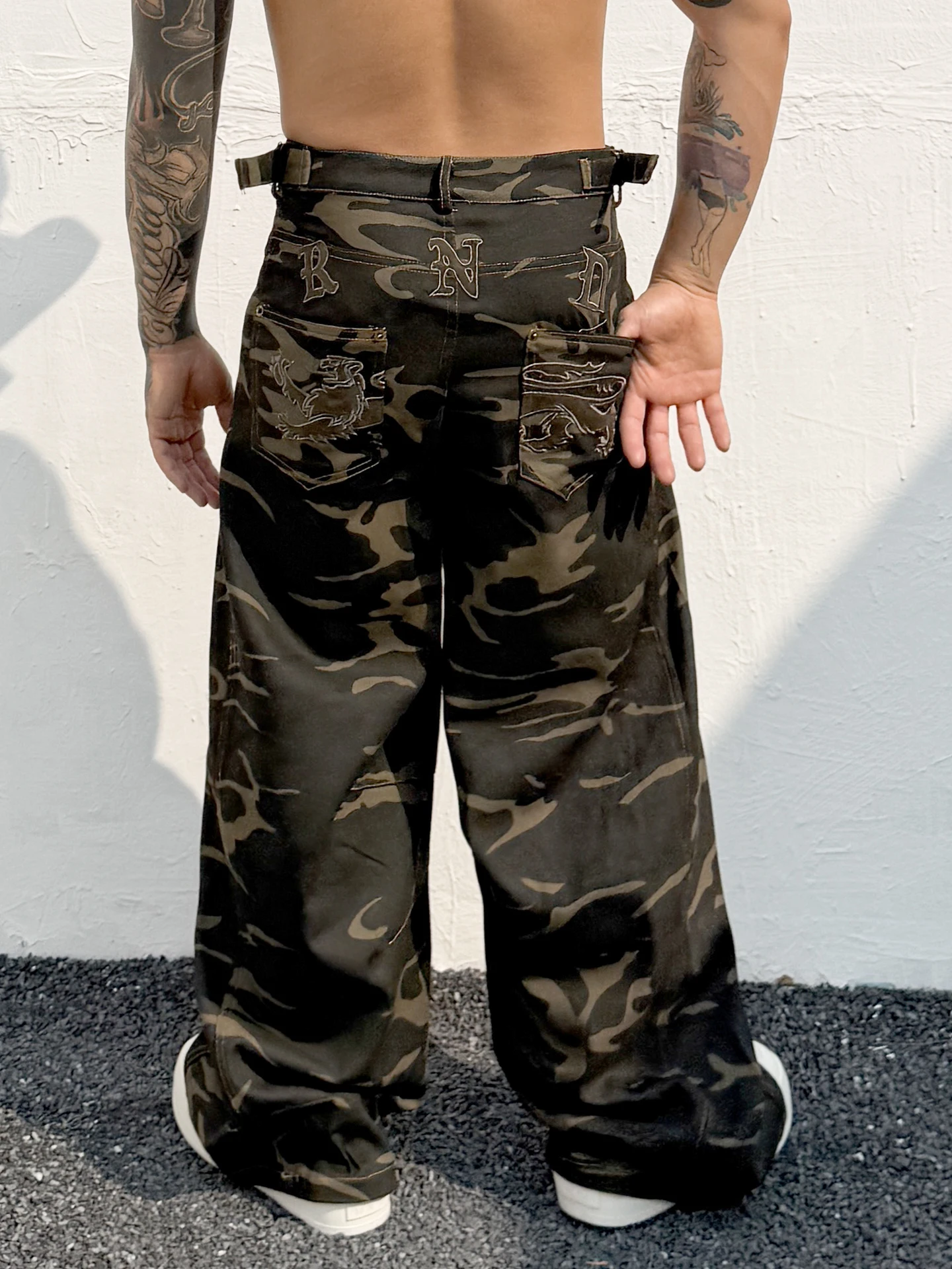 

Ретро-джинсы в американском камуфляжном стиле, свободные, прямые, широкие, рабочие брюки, уличный стиль, высокая талия, хлопковый деним