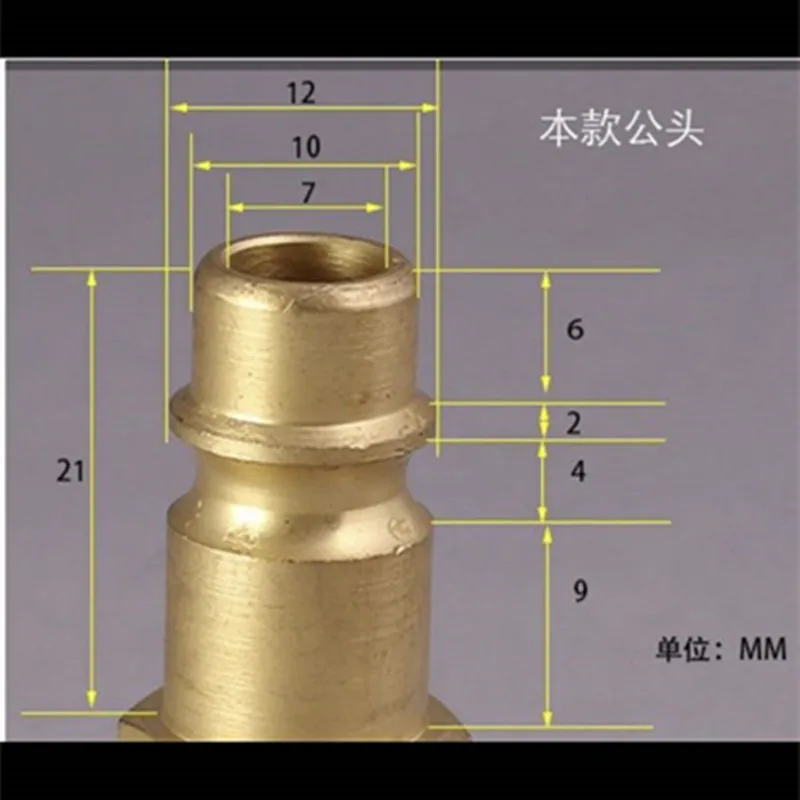 Pneumatic fitting EU type Quick push in connector High pressure coupler work on Air compressor