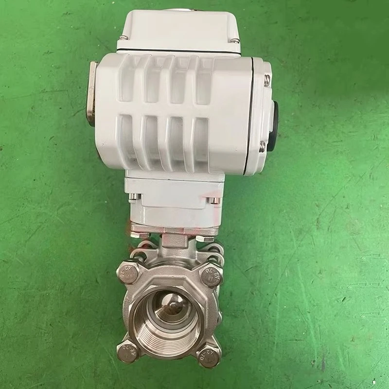 

Electric wire buckle ball valve, Q911F-16P Fulaisi stainless steel wire port three-piece ball valve steam shut-off valve