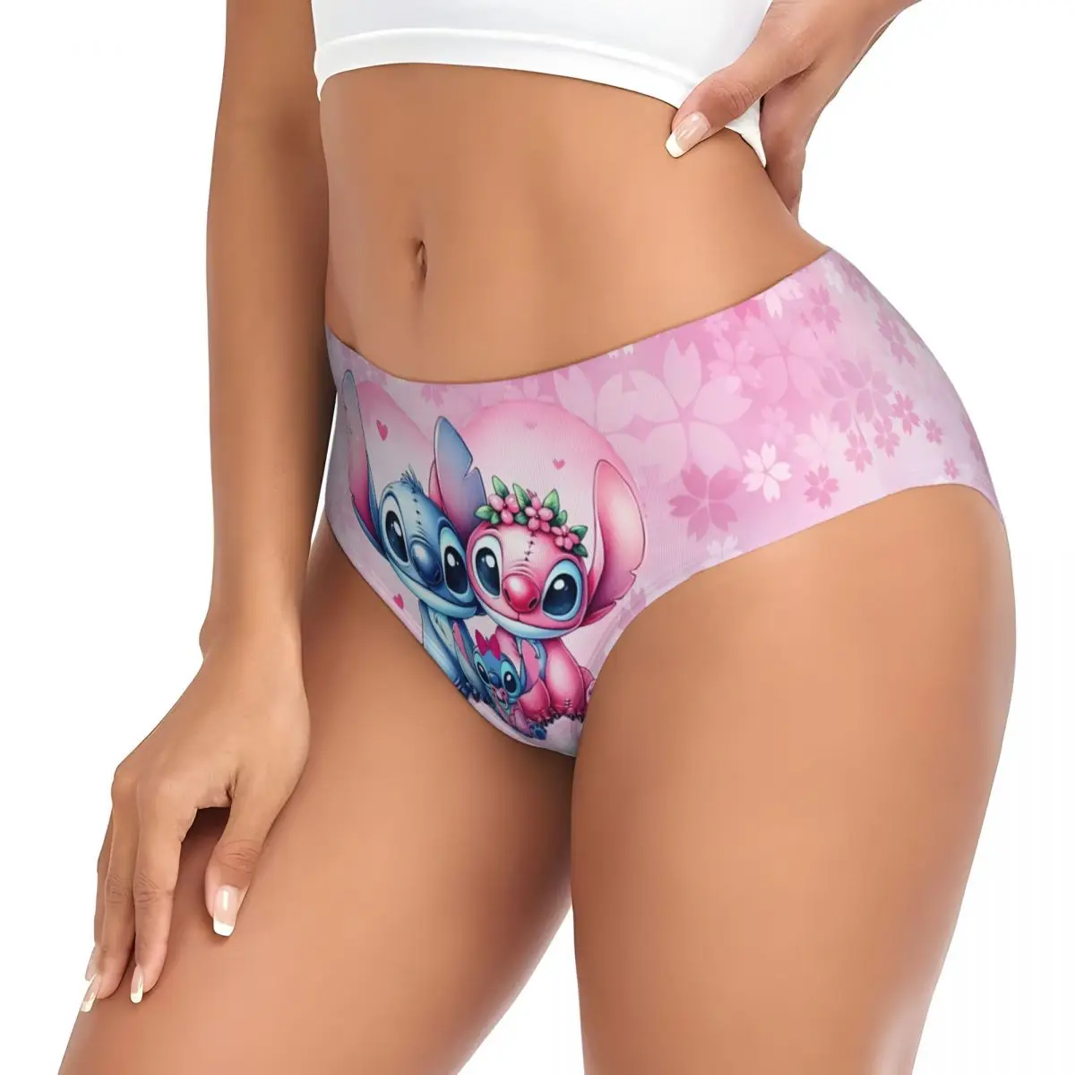 Женские трусики с сердечками на заказ, эластичные трусы Moives, нижнее белье