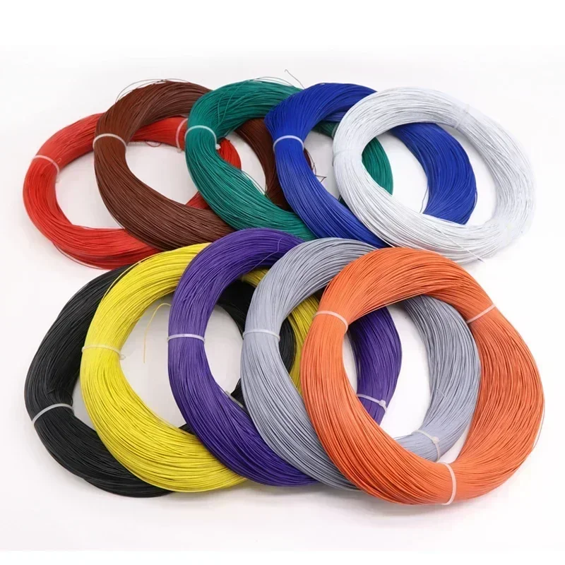 5~200M UL1571  Copper Wire 32 30 28 26 24 22 20 18 16 AWG Environmental PVC Insulated Tinned plated DIY Line  Electronic Cable