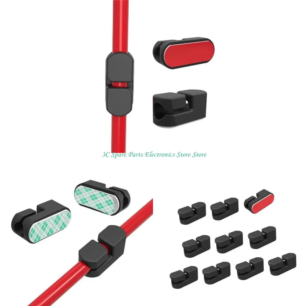 

SZ 10PCS Организаторы шнура держатель держатель управление кабелями Магнитный разбор