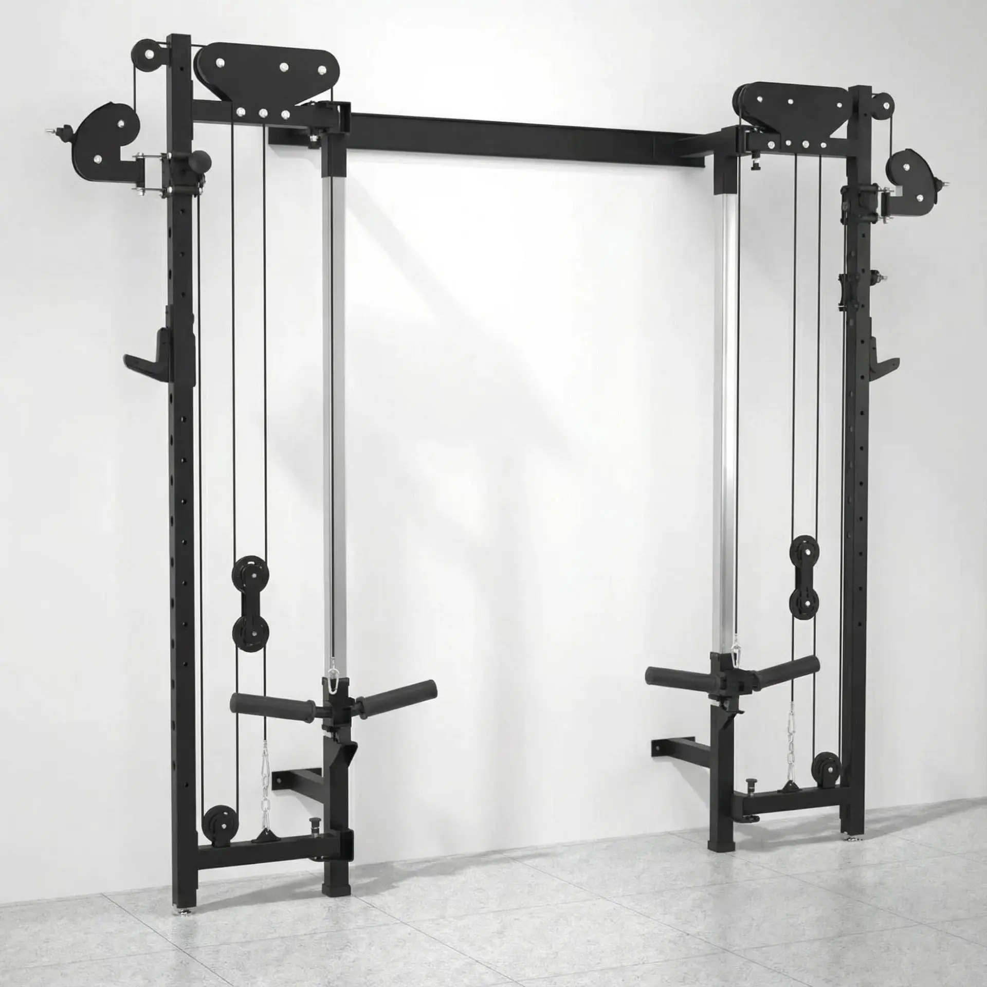 Folding squat frame, wall multi-functional fitness frame, free weight stool, high bench press frame,