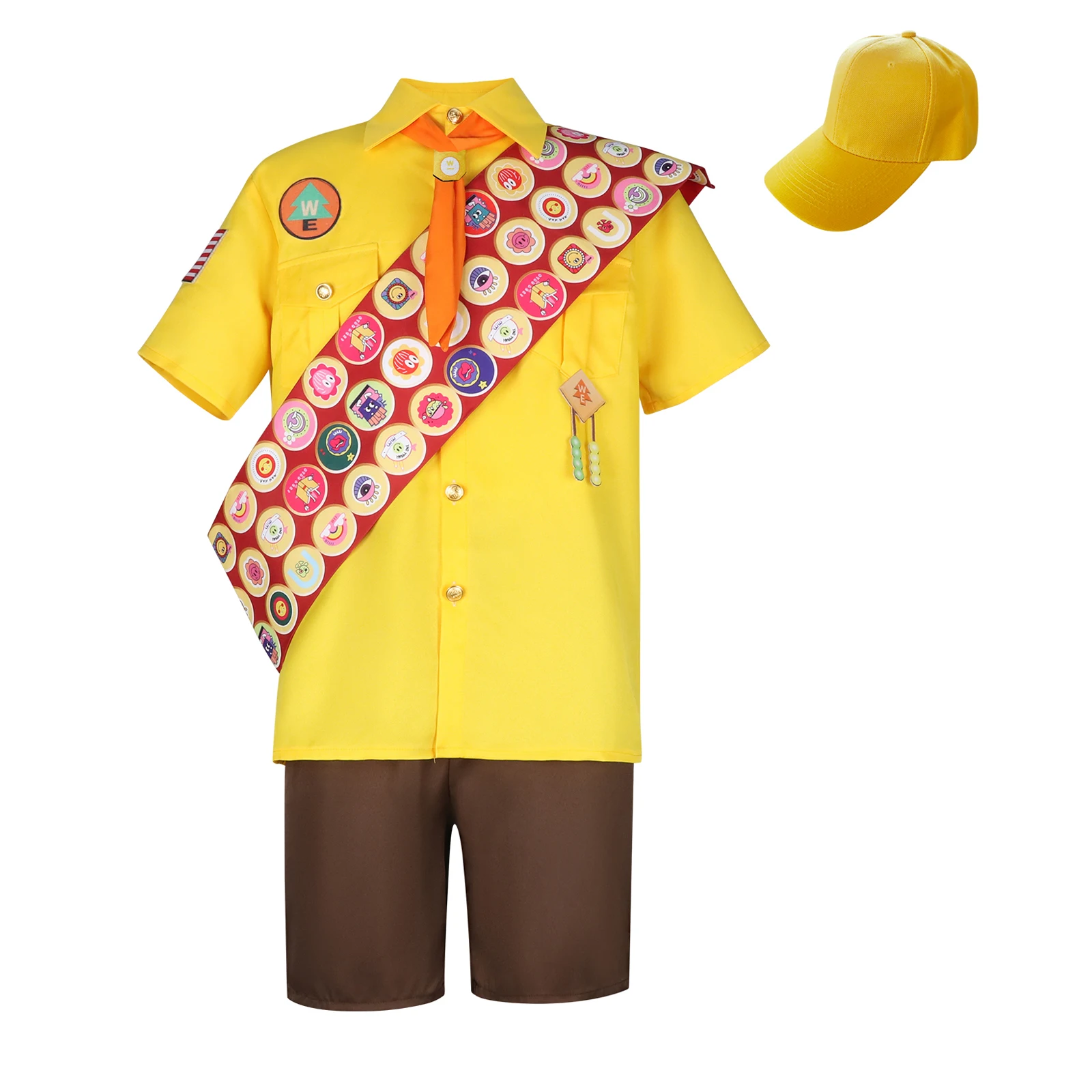 Disfraces de cosplay Russell para películas de anime, uniformes para adultos, sombreros, accesorios, fiestas de juegos de rol, disfraces de cosplay de Halloween