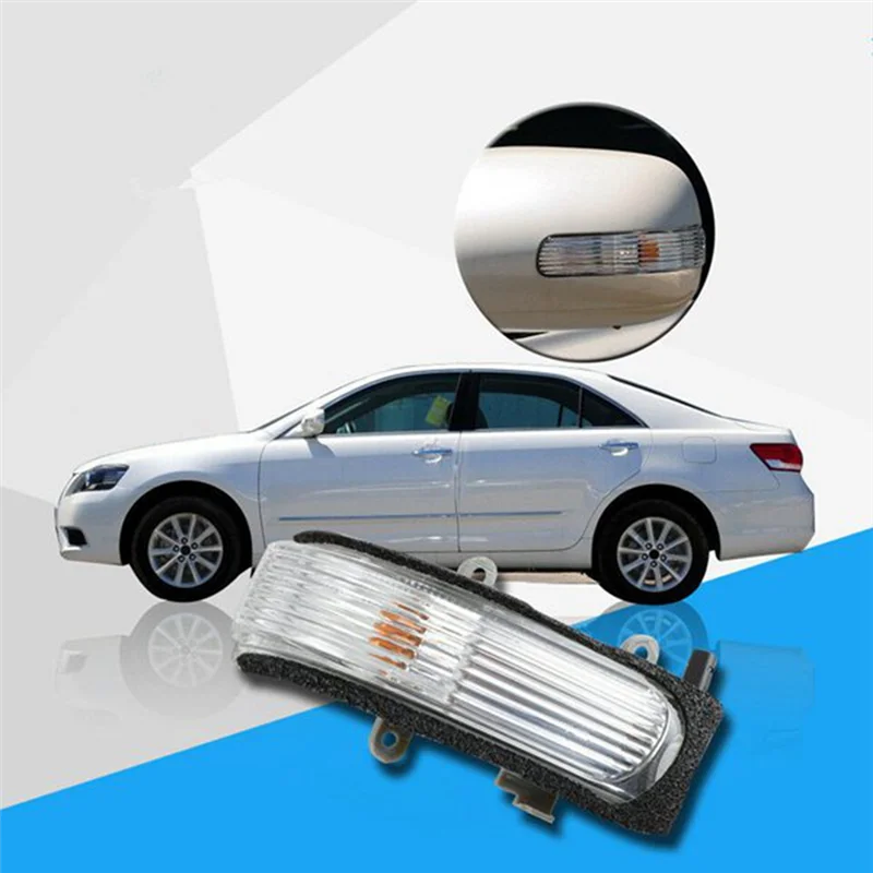 

Lasting Left +Right Side Wing Mirror Door Indicator Lens Turn Signal Light For Toyota Camry 2006-2011 Vios 2008-2013 81730-06062