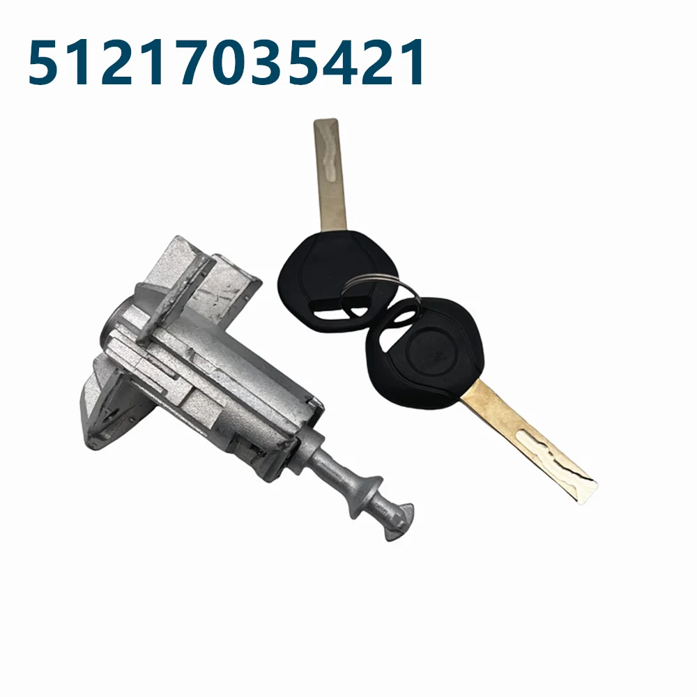 

51217035421 Левая сторона водителя, дверной замок с 2 ключами 5121 7 035 421 для BMW E53 X5 2000-2006 X3 E83 2003-2010, аксессуары