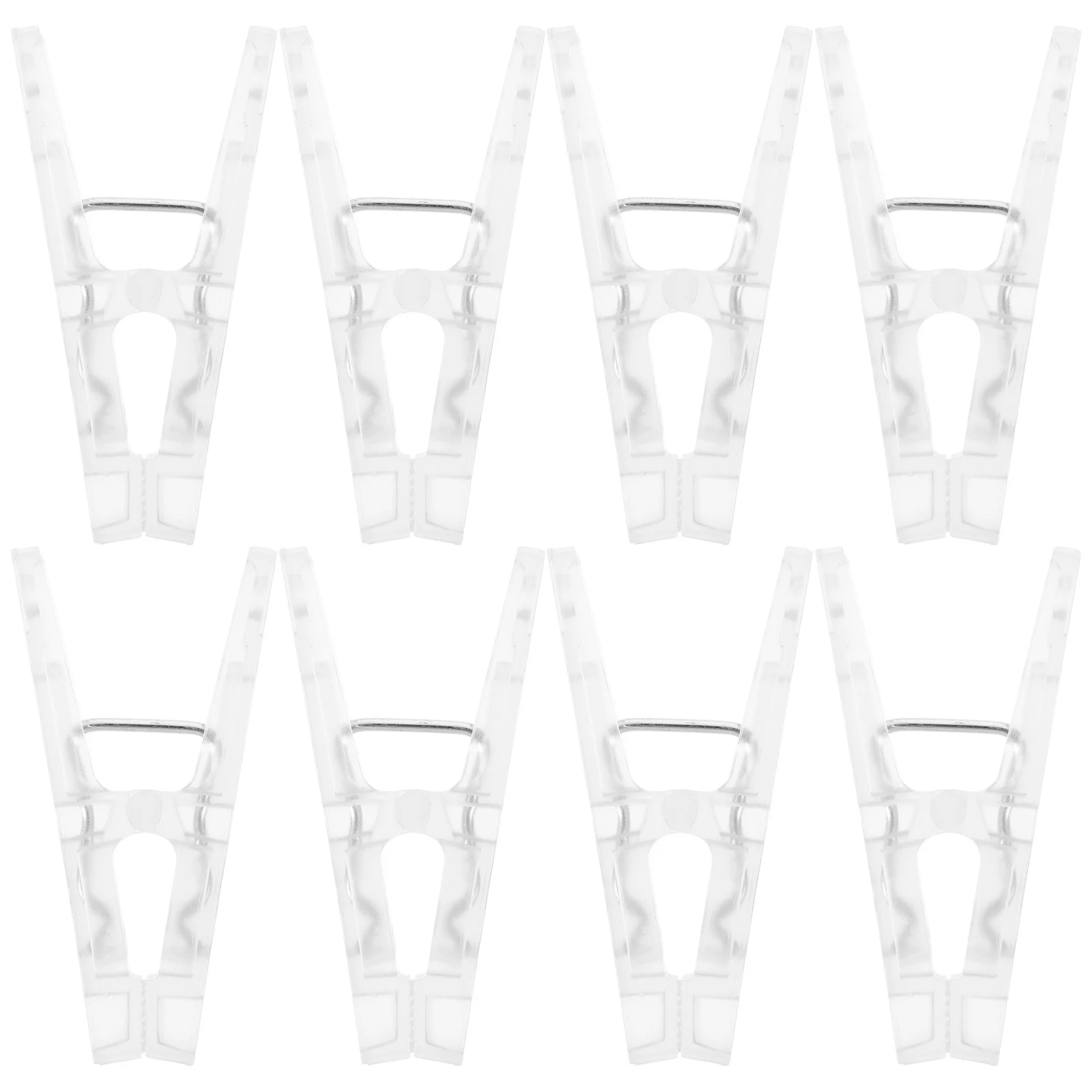 

10pcs Windproof Clothespins Anti-Slip Laundry Clips For Towels Blankets Socks Underwear Drying Balcony Beach Pool Chair Plastic
