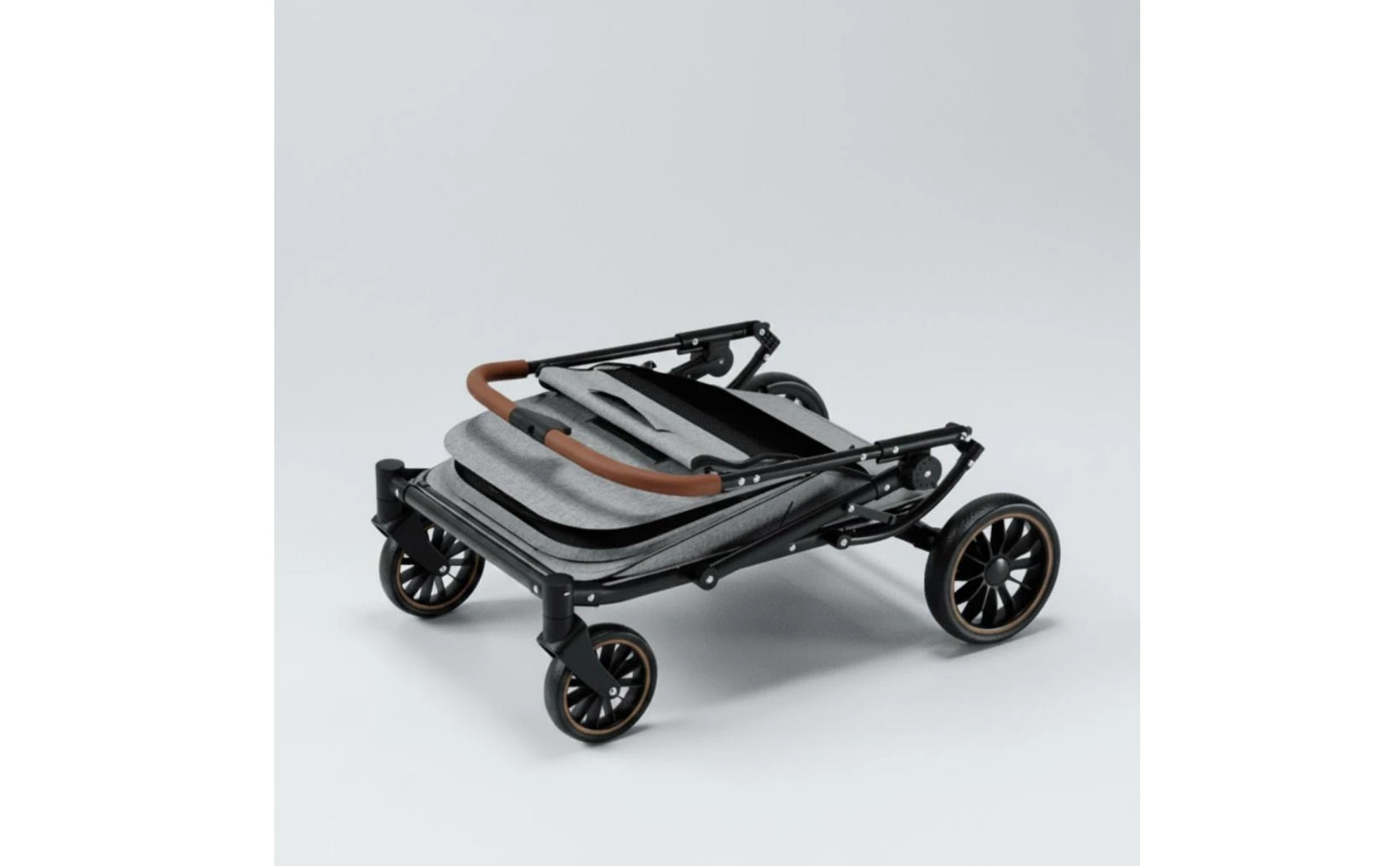 Large Dog Stroller Swivel Wheels Foldable Pet Stroller Pet Travel Enclosed for Other Pets, Outdoor Walking, Transport